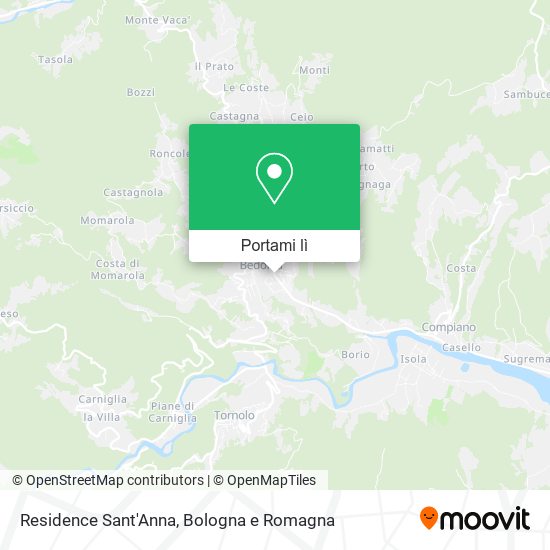 Mappa Residence Sant'Anna