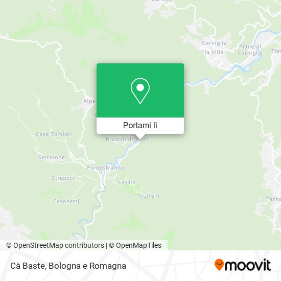 Mappa Cà Baste