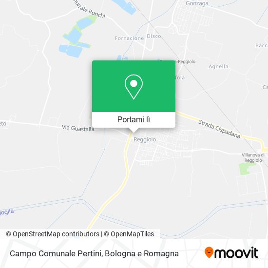 Mappa Campo Comunale Pertini