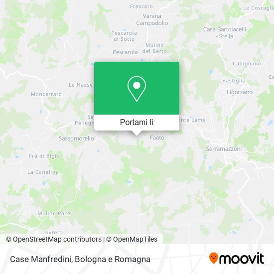 Mappa Case Manfredini