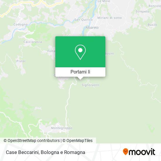 Mappa Case Beccarini