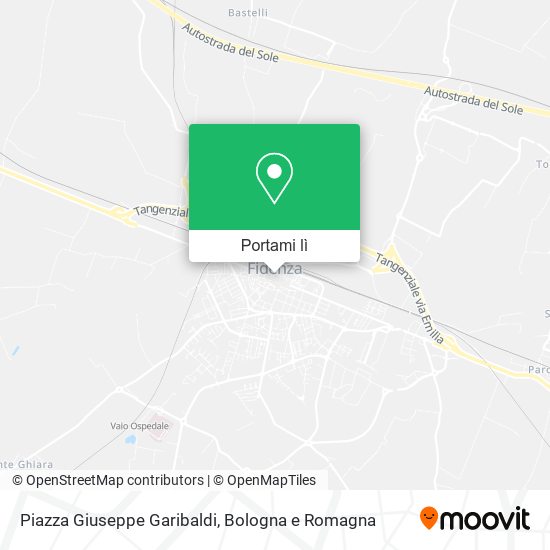 Mappa Piazza Giuseppe Garibaldi