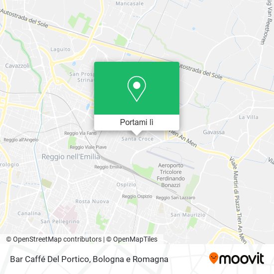 Mappa Bar Caffé Del Portico