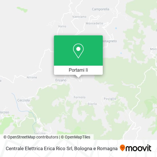 Mappa Centrale Elettrica Erica Rico Srl