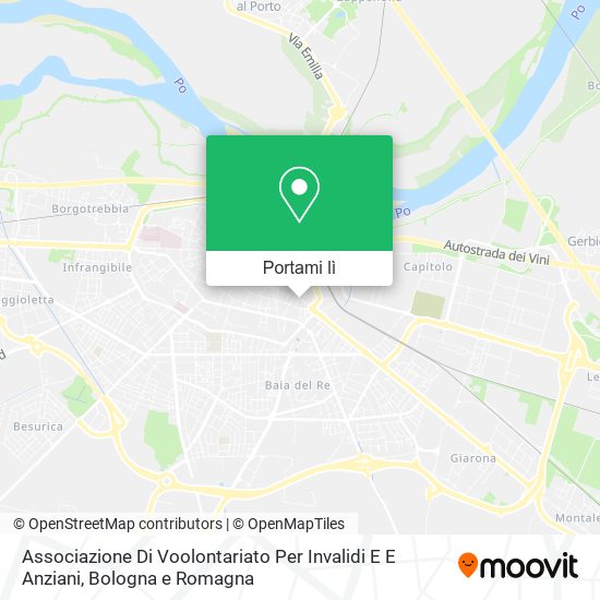 Mappa Associazione Di Voolontariato Per Invalidi E E Anziani