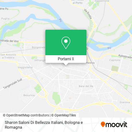 Mappa Sharon Saloni Di Bellezza Italiani