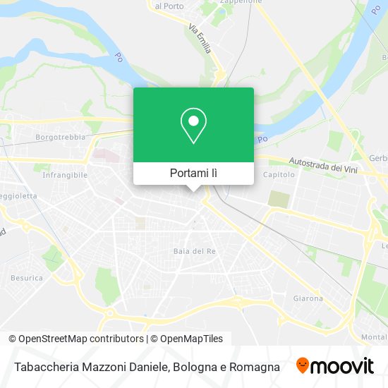 Mappa Tabaccheria Mazzoni Daniele