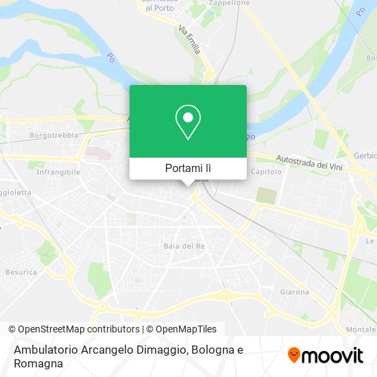 Mappa Ambulatorio Arcangelo Dimaggio