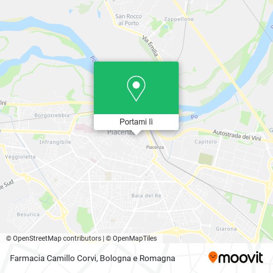 Mappa Farmacia Camillo Corvi