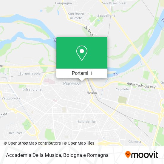 Mappa Accademia Della Musica