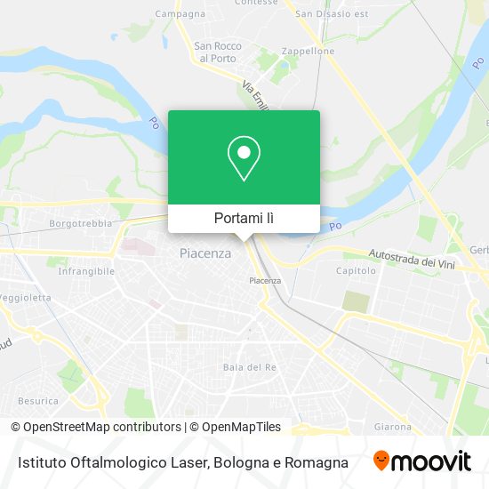 Mappa Istituto Oftalmologico Laser