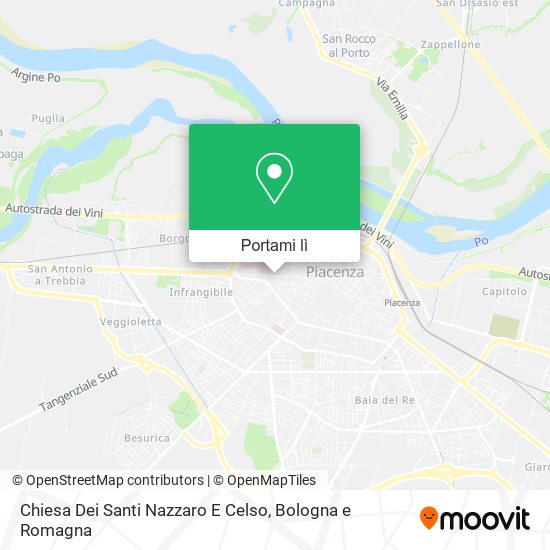 Mappa Chiesa Dei Santi Nazzaro E Celso