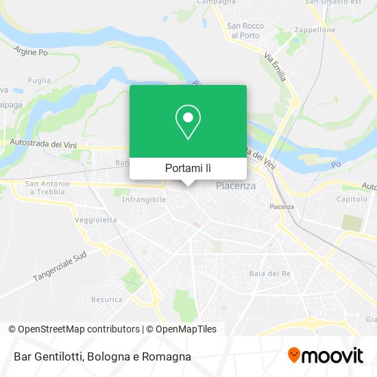 Mappa Bar Gentilotti