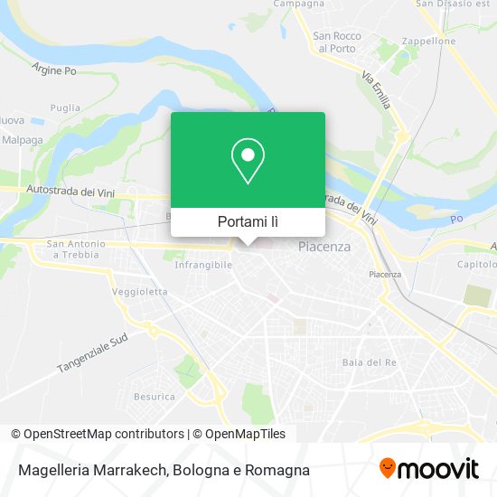 Mappa Magelleria Marrakech