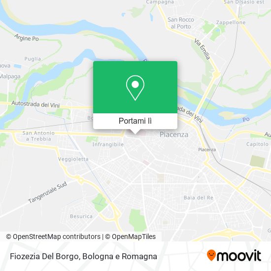 Mappa Fiozezia Del Borgo