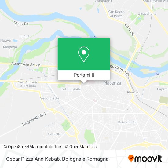 Mappa Oscar Pizza And Kebab