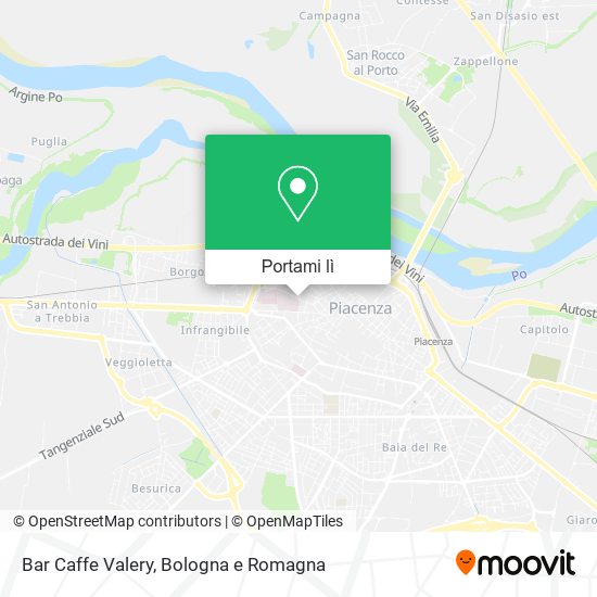 Mappa Bar Caffe Valery