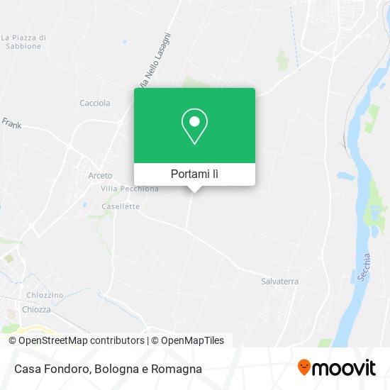 Mappa Casa Fondoro