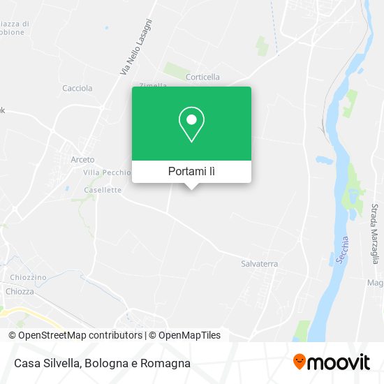 Mappa Casa Silvella