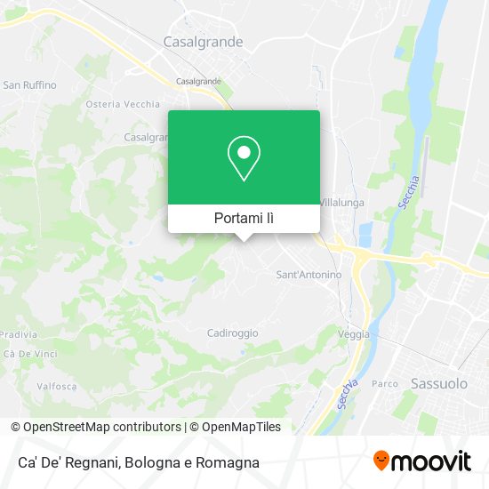 Mappa Ca' De' Regnani