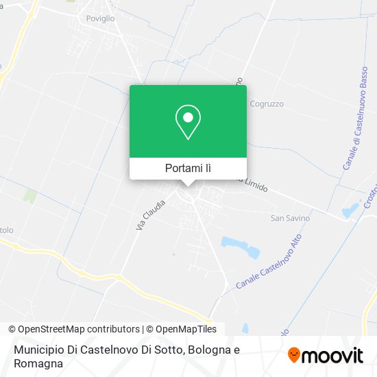 Mappa Municipio Di Castelnovo Di Sotto