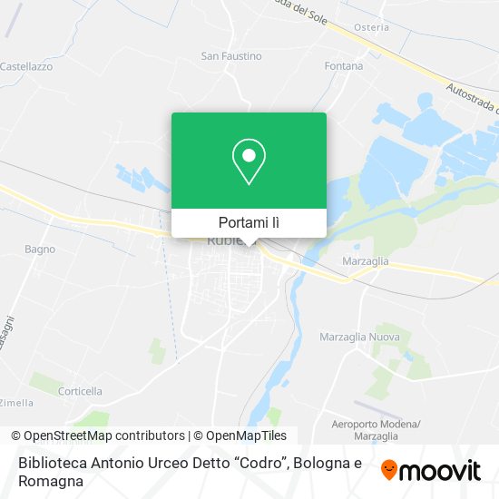 Mappa Biblioteca Antonio Urceo Detto “Codro”