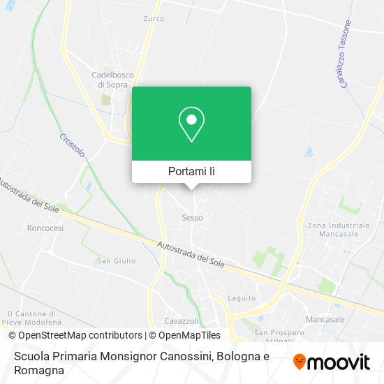 Mappa Scuola Primaria Monsignor Canossini
