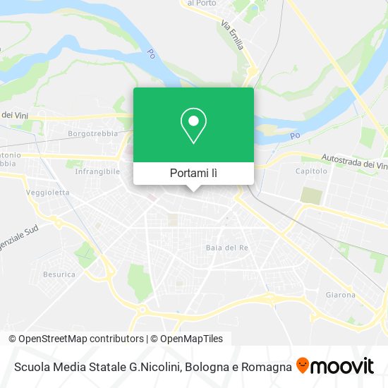 Mappa Scuola Media Statale G.Nicolini