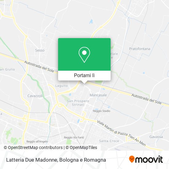 Mappa Latteria Due Madonne