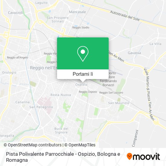 Mappa Pista Polivalente Parrocchiale - Ospizio