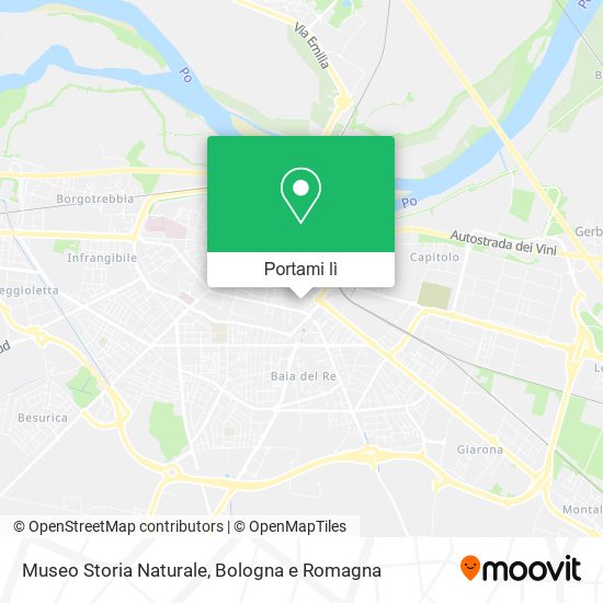 Mappa Museo Storia Naturale