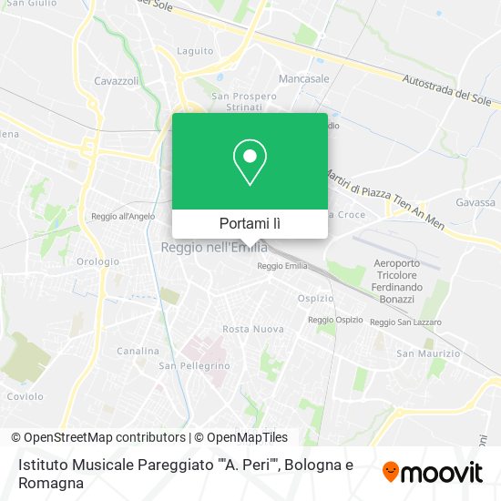Mappa Istituto Musicale Pareggiato ""A. Peri""
