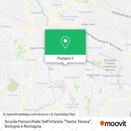 Mappa Scuola Parrocchiale Dell'Infanzia ""Santa Teresa""