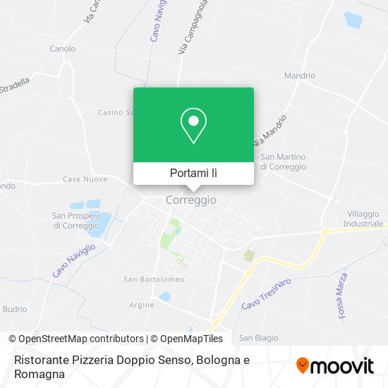 Mappa Ristorante Pizzeria Doppio Senso