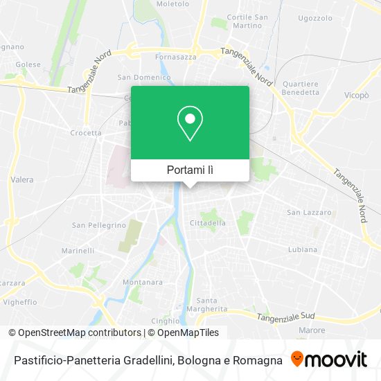 Mappa Pastificio-Panetteria Gradellini