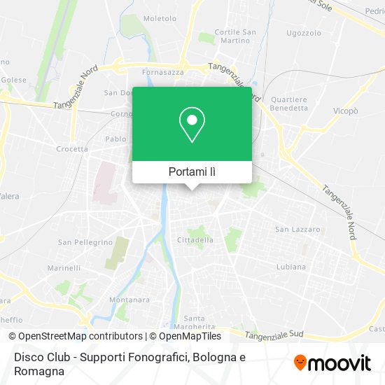 Mappa Disco Club - Supporti Fonografici