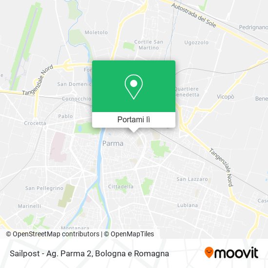 Mappa Sailpost - Ag. Parma 2