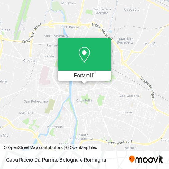 Mappa Casa Riccio Da Parma