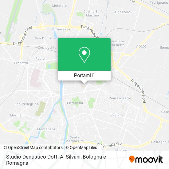 Mappa Studio Dentistico Dott. A. Silvani