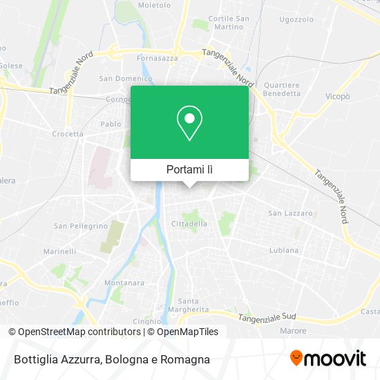 Mappa Bottiglia Azzurra