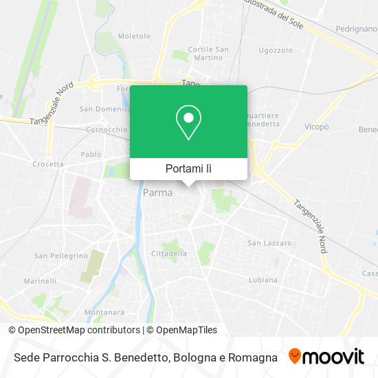Mappa Sede Parrocchia S. Benedetto