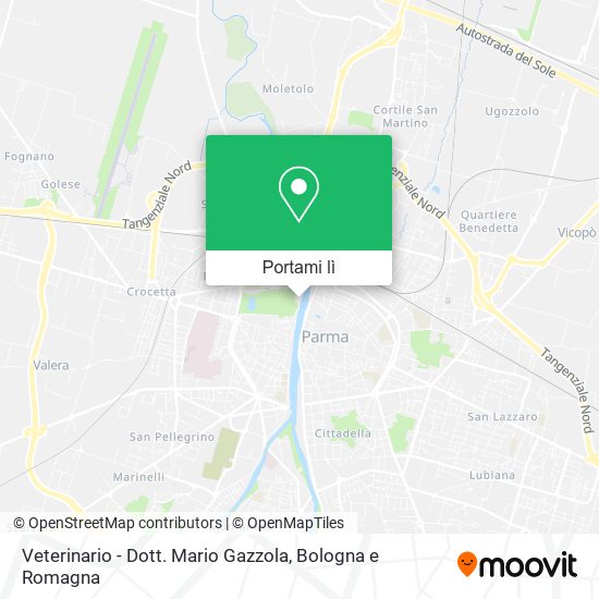 Mappa Veterinario - Dott. Mario Gazzola