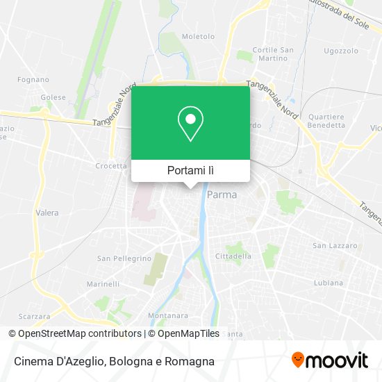 Mappa Cinema D'Azeglio