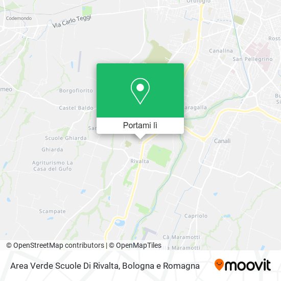 Mappa Area Verde Scuole Di Rivalta