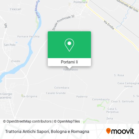 Mappa Trattoria Antichi Sapori