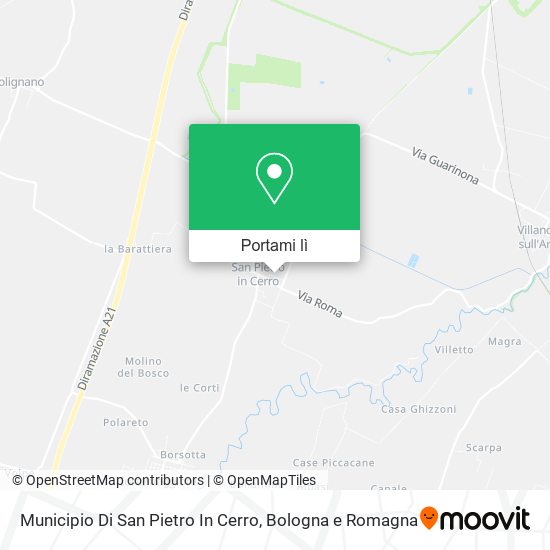Mappa Municipio Di San Pietro In Cerro