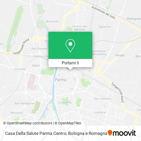 Mappa Casa Della Salute Parma Centro