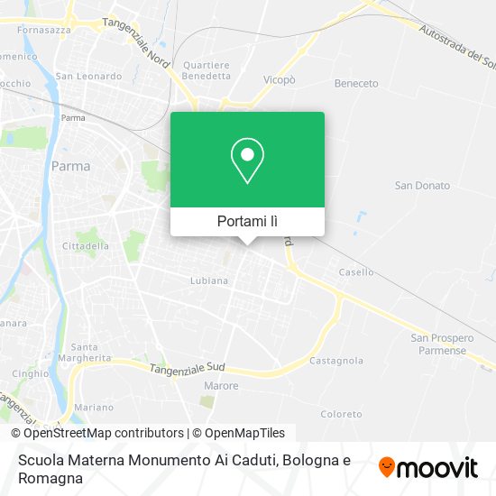 Mappa Scuola Materna Monumento Ai Caduti