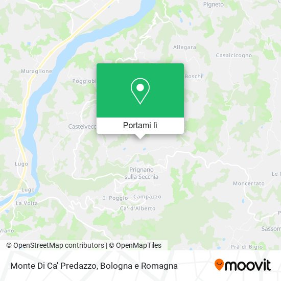 Mappa Monte Di Ca' Predazzo