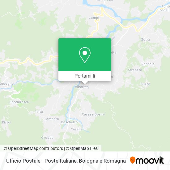 Mappa Ufficio Postale - Poste Italiane